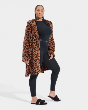 Ugg Aarti Print Women's Sleepwear Leopard | ZYVALQN-45