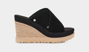 Ugg Abbot Women's Slides Black | FTYXOLR-21