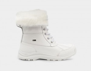 Ugg Adirondack III Patent Women's Boots White | EATYDBH-50