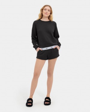 Ugg Albins Women's Shorts Black | RABGOXQ-05