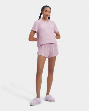 Ugg Aniyah Set Women's Sleepwear Pink / Multicolor | VOSNTXY-25