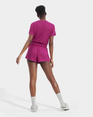 Ugg Aniyah Set Women's Sleepwear Pink | QXUICJN-37