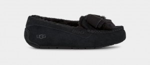 Ugg Ansley Heritage Bow Women's Slippers Black | WTJHYNA-10