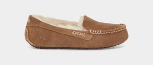 Ugg Ansley Women's Moccasins Brown | WTLDOGK-38