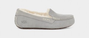 Ugg Ansley Women's Moccasins Light Grey | UXMDJYQ-63