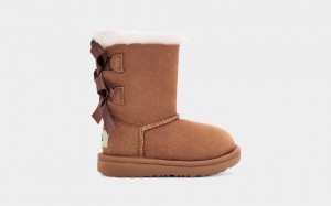 Ugg Bailey Bow II Kids' Boots Brown | NCJVXFK-19