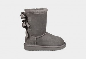 Ugg Bailey Bow II Kids' Boots Grey | GLAUVXD-29