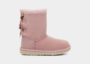 Ugg Bailey Bow II Kids' Boots Rose / Grey | SNGLCOZ-39