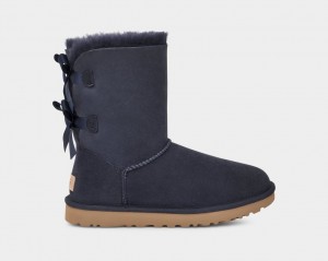 Ugg Bailey Bow II Women's Boots Black | XUPYOTB-65
