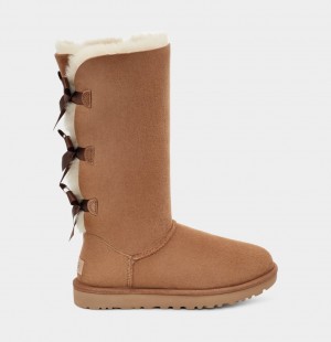 Ugg Bailey Bow Tall II Women's Boots Brown | NJTDPBG-19