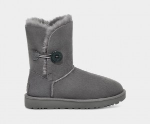 Ugg Bailey Button II Women's Boots Grey | LFSWERA-63
