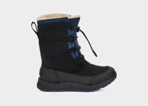Ugg Bellemore Weather Kids' Boots Black | XWGAHUT-20