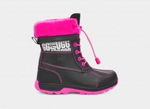 Ugg Butte II CWR Glow Graphic Kids' Boots Black / Pink | MQUGTHO-95