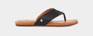 Ugg Carey Flip Women's Slides Black | ZLPTWBO-35