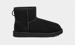 Ugg Classic Mini II Women's Boots Black | VBYEFGT-87