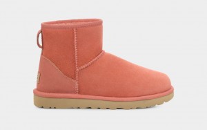 Ugg Classic Mini II Women's Boots Coral | ECNVGPO-26