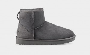 Ugg Classic Mini II Women's Boots Grey | XKFDHUA-83