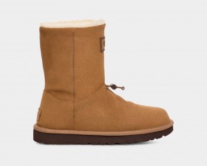 Ugg Classic Toggler Women's Boots Brown | QXNLZCA-46