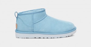 Ugg Classic Ultra Mini Women's Boots Blue | MHVIOAC-59