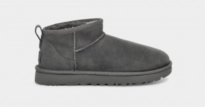 Ugg Classic Ultra Mini Women's Boots Grey | NCJYMQL-63