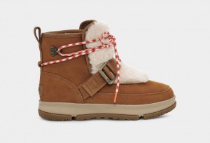 Ugg Classic Weather Hiker Women's Boots Brown | RQSAYEM-01