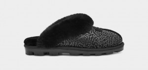 Ugg Coquette Sparkle Spots Women's Slippers Black | GTNQEZF-86
