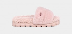 Ugg Cozetta Curly Women's Slides Pink | XYLHMOQ-49