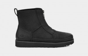 Ugg Deconstructed Front Zip Women's Boots Black | CXIYJWF-26