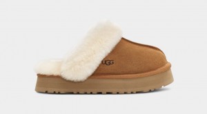 Ugg Disquette Women's Slippers Brown | DAGZUVF-03