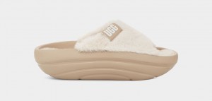 Ugg FoamOplush Women's Slippers Mustard | HRJVGBL-96