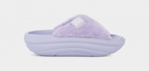 Ugg FoamOplush Women's Slippers Olive | EWCVJDN-86