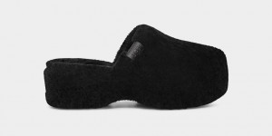 Ugg Fuzz Sugar Women's Slippers Black | LFKUIOQ-43