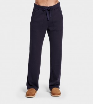 Ugg Gifford Fleeces Men's Pants Navy | URXENZH-62