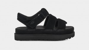Ugg Goldenstar Strap Women's Sandals Black | BEOKZXF-49