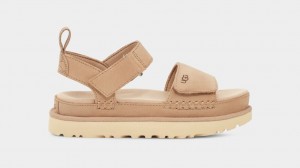 Ugg Goldenstar Women's Sandals Brown | FYOAWHJ-39