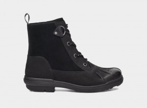 Ugg Hapsburg Duck Women's Boots Black | IEYGFMJ-23
