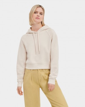 Ugg Helene Women's Hoodie Beige | BEGYJDM-45