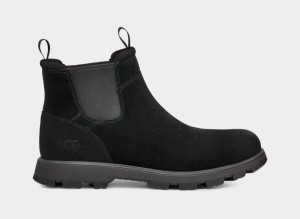 Ugg Hillmont Men's Chelsea Boots Black | HEIDYJU-52