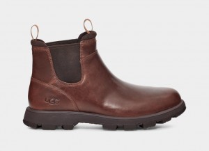Ugg Hillmont Men's Chelsea Boots Brown | ASDYCOZ-98