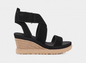 Ugg Ileana Women's Sandals Black | RSILBHN-47