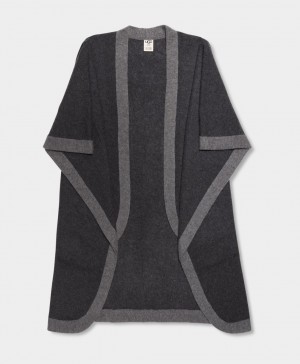 Ugg Irmina Cashmere Shawl Women's Coats Grey / Grey | WKVBTAP-04