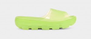 Ugg Jella Clear Women's Slides Green | SWKOAHT-52