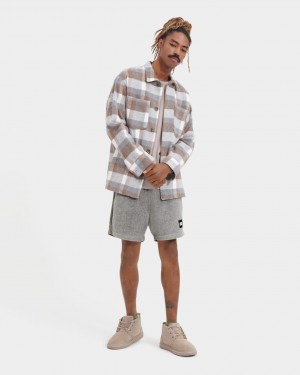 Ugg Kendrix FL Men's Shorts Grey | WAUFNBY-32