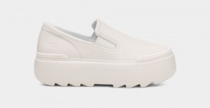 Ugg Marin Mega Women's Slip On White | EDVXJUC-37