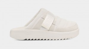 Ugg Maxxer Strap Men's Slides White | AJVLIKM-84