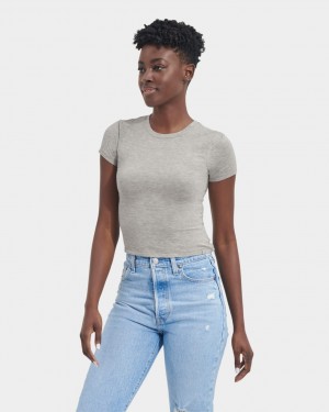 Ugg Miriam Baby Women's Tops Grey | XFWAOKI-05
