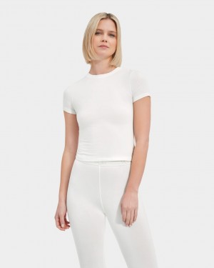 Ugg Miriam Baby Women's Tops White | DMATGSP-82