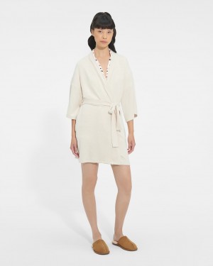 Ugg Monrose Robe Women's Sleepwear Beige | LPVOYXK-54