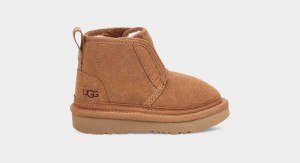 Ugg Neumel EZ-Fit Kids' Boots Brown | YKFWCIB-13