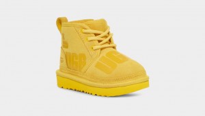 Ugg Neumel II Scatter Graphic Kids' Boots Yellow | TVKUYFS-73